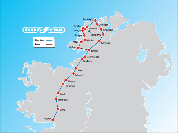 Donegal to Galway